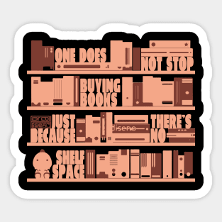 Buy Books Reading Book Shelf Sticker